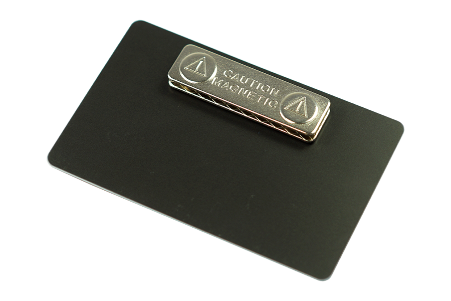 Magnetický držák na karty (2 magnety), 45x13mm, tl. 4,4mm, samolepící-botinex