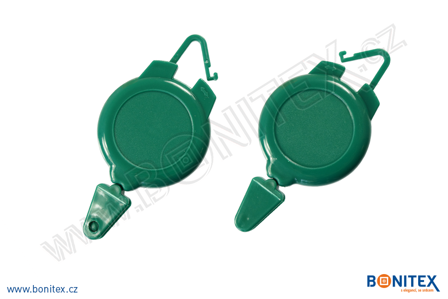 Plastový roller ABS, průměr 47mm, délka šňůrky 60cm, zelený-botinex